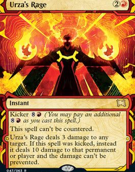 Urza s Rage (Etched Foil) [Strixhaven Mystical Archive] Supply