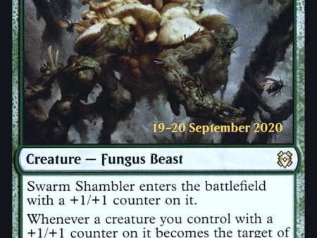 Swarm Shambler  [Zendikar Rising Prerelease Promos] Hot on Sale