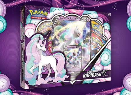 Pokemon TCG: Sword & Shield: GALARIAN RAPIDASH V BOX on Sale