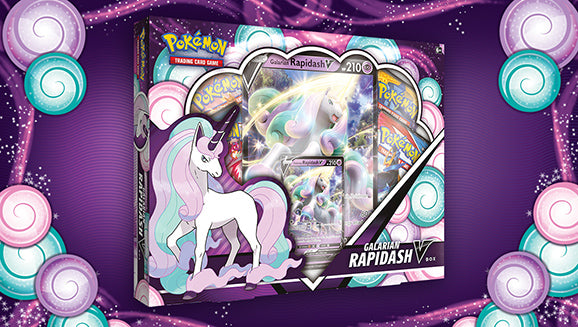 Pokemon TCG: Sword & Shield: GALARIAN RAPIDASH V BOX on Sale