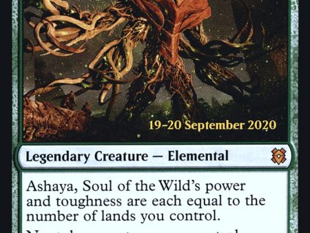 Ashaya, Soul of the Wild  [Zendikar Rising Prerelease Promos] Hot on Sale