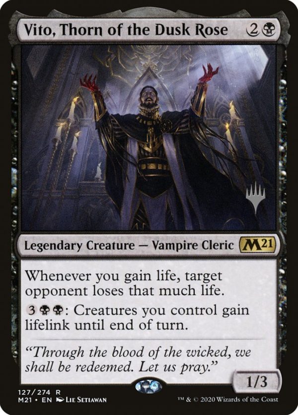 Vito, Thorn of the Dusk Rose (Promo Pack) [Core Set 2021 Promos] Online Sale