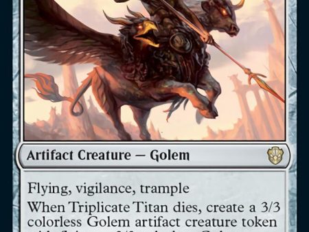 Triplicate Titan [Commander 2021] Discount