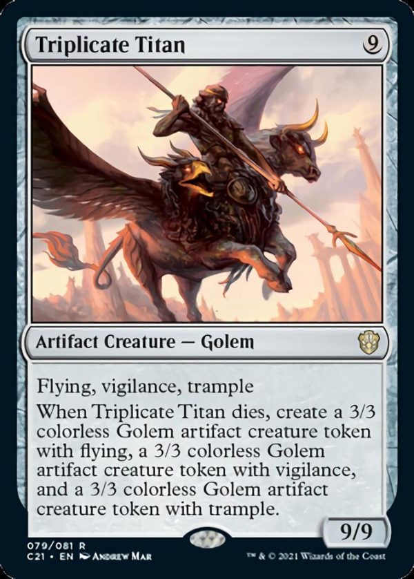 Triplicate Titan [Commander 2021] Discount