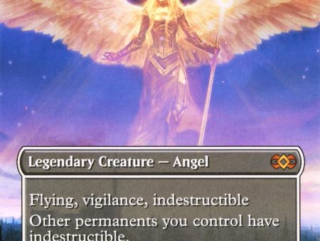 Avacyn, Angel of Hope (Borderless) [Double Masters] Discount