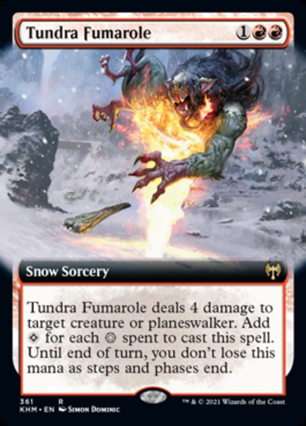 Tundra Fumarole (Extended Art) [Kaldheim] Online Sale