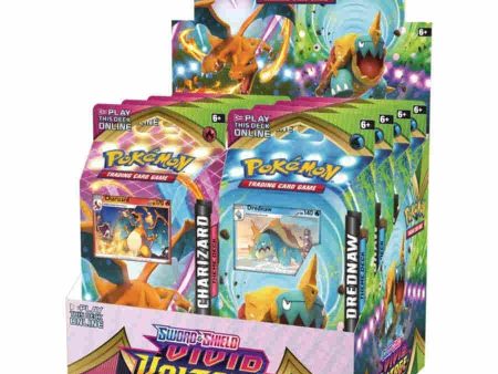 Pokemon TCG: Sword & Shield - Vivid Voltage Theme Deck Display Hot on Sale