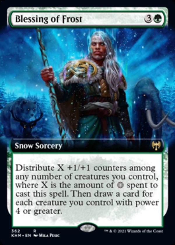 Blessing of Frost (Extended Art) [Kaldheim] For Sale