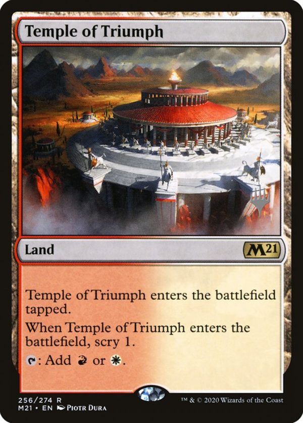 Temple of Triumph (Promo Pack) [Core Set 2021 Promos] Online Sale