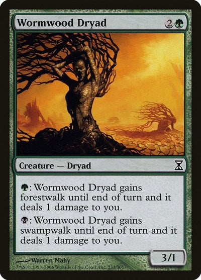 Wormwood Dryad [Time Spiral] Hot on Sale