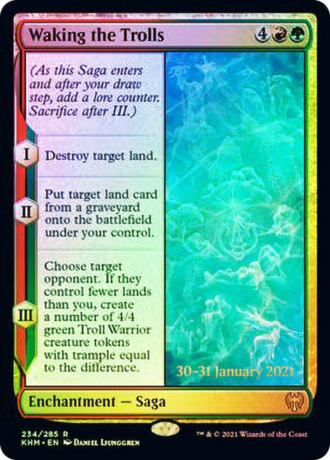 Waking the Trolls [Kaldheim Prerelease Promos] Online Sale