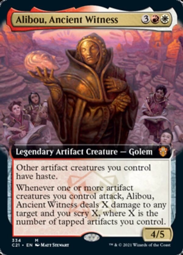 Alibou, Ancient Witness (Extended) [Commander 2021] Supply