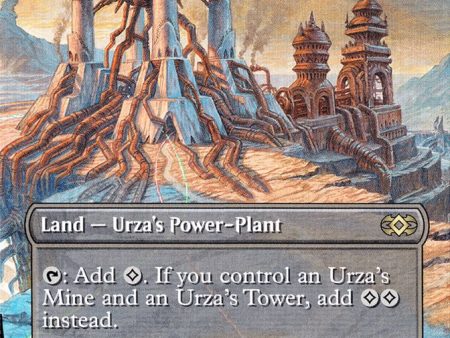 Urza s Power Plant (Borderless) [Double Masters] Online now