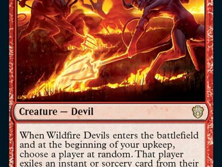 Wildfire Devils [Commander 2021] Sale