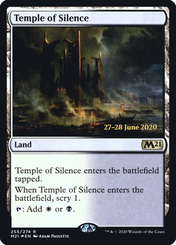 Temple of Silence  [Core Set 2021 Prerelease Promos] Cheap