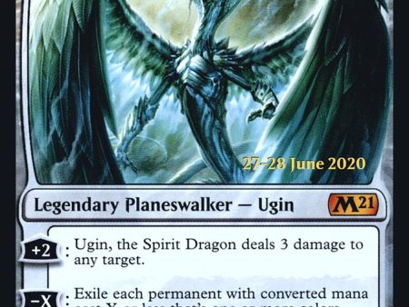 Ugin, the Spirit Dragon  [Core Set 2021 Prerelease Promos] Supply