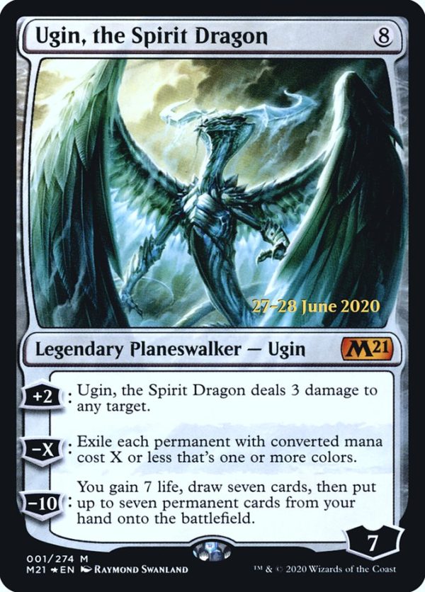 Ugin, the Spirit Dragon  [Core Set 2021 Prerelease Promos] Supply