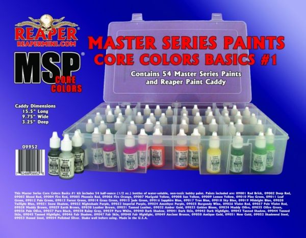 Master Series Paints Core Colors Basics #1 on Sale