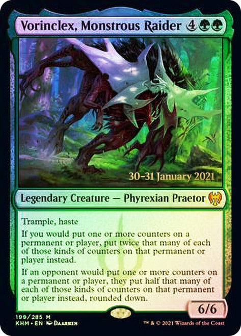 Vorinclex, Monstrous Raider  [Kaldheim Prerelease Promos] Sale