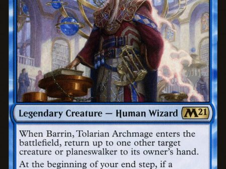 Barrin, Tolarian Archmage (Promo Pack) [Core Set 2021 Promos] For Sale