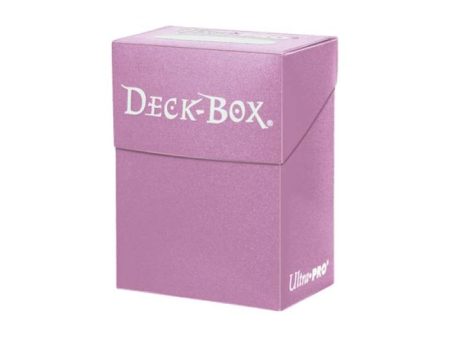 Ultra Pro Deck Box: Solid Pink Online Sale