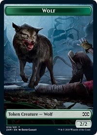 Wolf    Wurm (030) Double-sided Token [Double Masters Tokens] Fashion