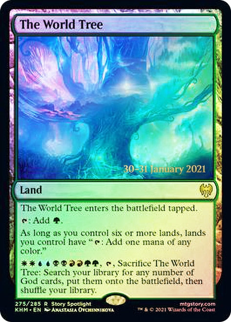 The World Tree  [Kaldheim Prerelease Promos] on Sale