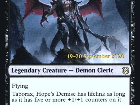 Taborax, Hope s Demise  [Zendikar Rising Prerelease Promos] Fashion