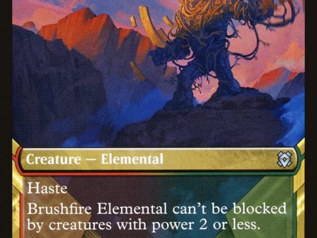 Brushfire Elemental (Showcase) [Zendikar Rising] Online Hot Sale