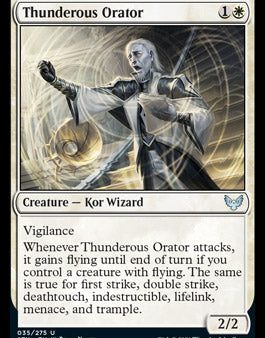 Thunderous Orator [Strixhaven: School of Mages] Sale