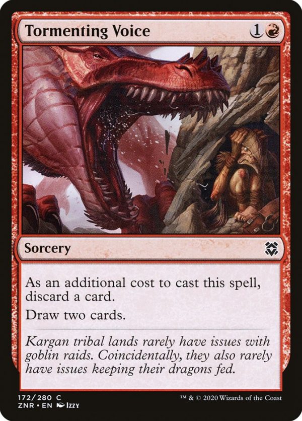 Tormenting Voice [Zendikar Rising] Cheap