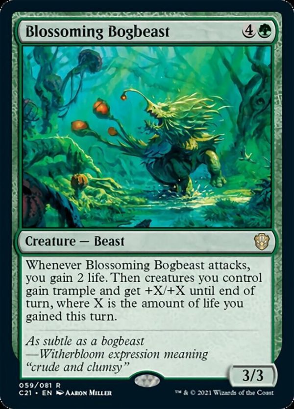 Blossoming Bogbeast [Commander 2021] Online