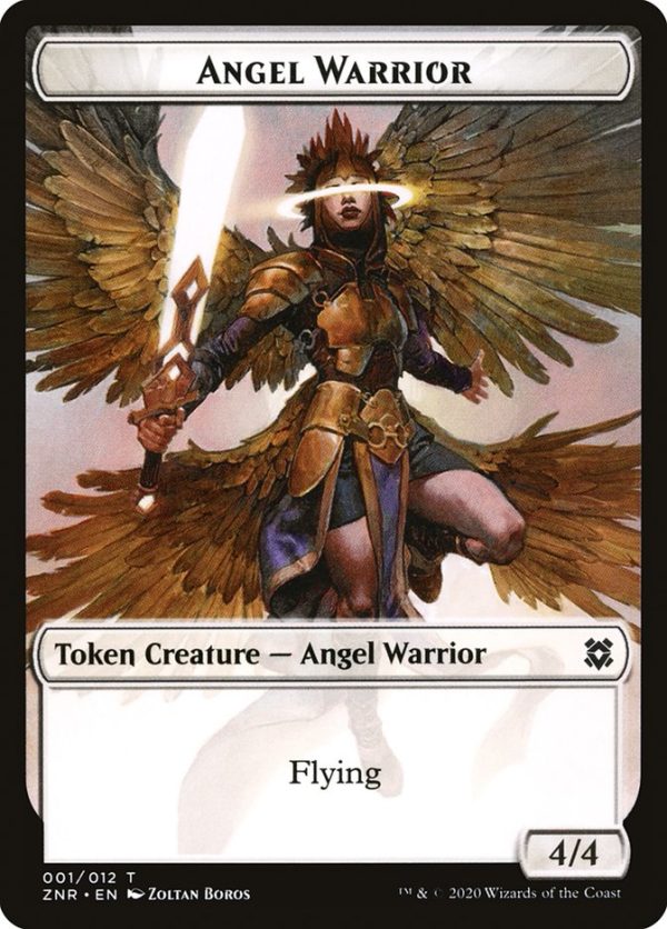 Angel Warrior Token [Zendikar Rising] Fashion