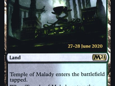 Temple of Malady  [Core Set 2021 Prerelease Promos] For Sale