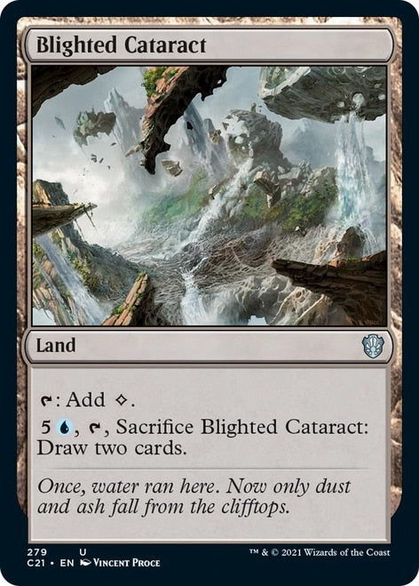 Blighted Cataract [Commander 2021] For Sale