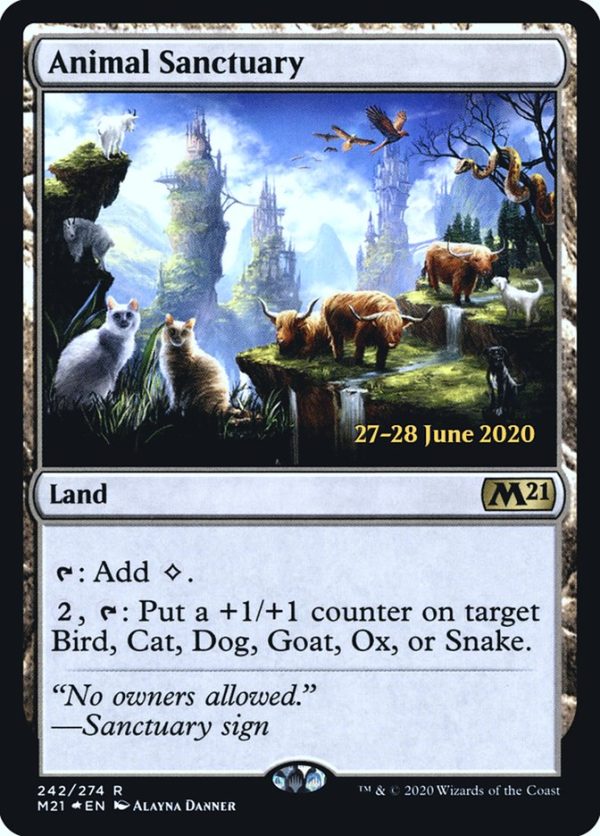 Animal Sanctuary  [Core Set 2021 Prerelease Promos] Online Hot Sale