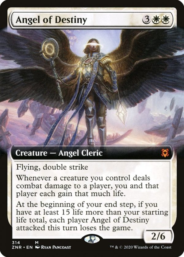 Angel of Destiny (Extended Art) [Zendikar Rising] Discount