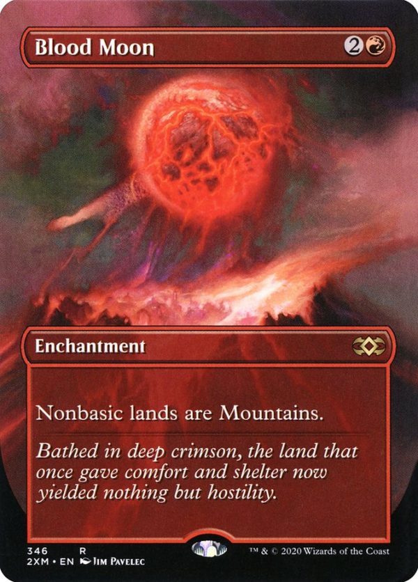 Blood Moon (Borderless) [Double Masters] For Sale