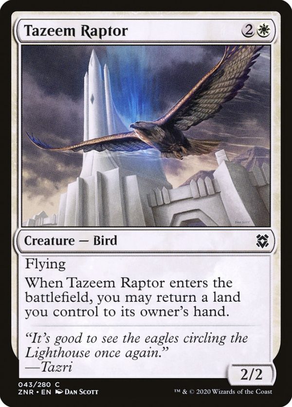 Tazeem Raptor [Zendikar Rising] For Cheap