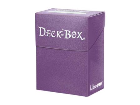 Ultra Pro Deck Box: Solid Purple Fashion