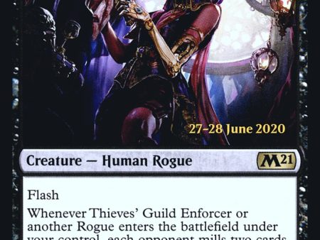 Thieves  Guild Enforcer  [Core Set 2021 Prerelease Promos] For Sale