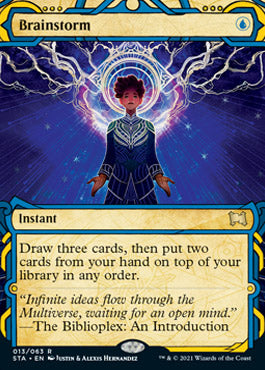 Brainstorm (Etched Foil) [Strixhaven Mystical Archive] Cheap