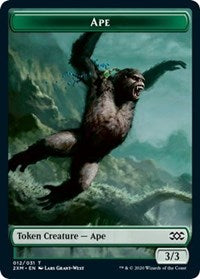 Ape    Golem Double-sided Token [Double Masters Tokens] Supply