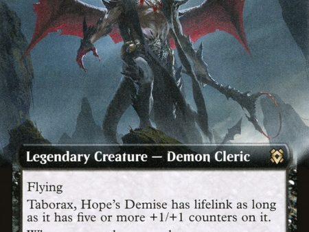 Taborax, Hope s Demise (Extended Art) [Zendikar Rising] Online Sale