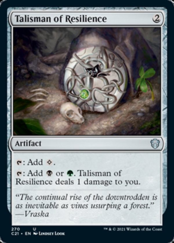 Talisman of Resilience [Commander 2021] Sale