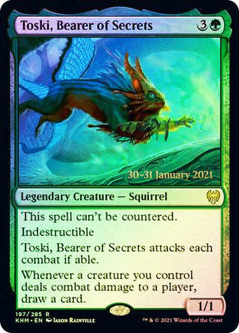 Toski, Bearer of Secrets  [Kaldheim Prerelease Promos] Supply