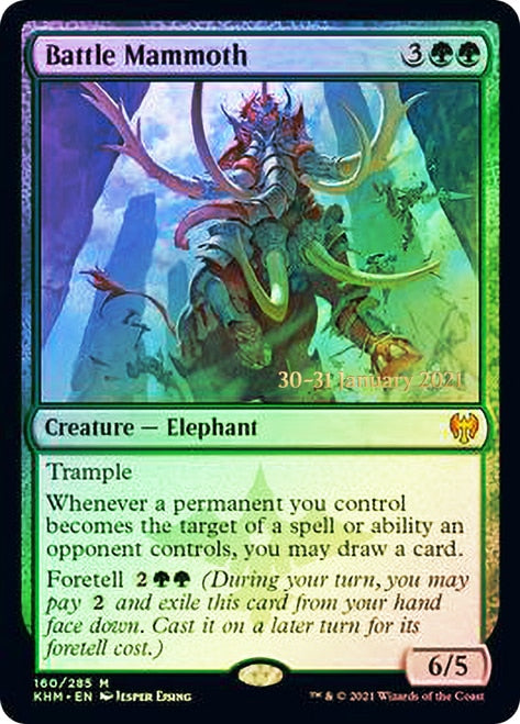 Battle Mammoth  [Kaldheim Prerelease Promos] Supply