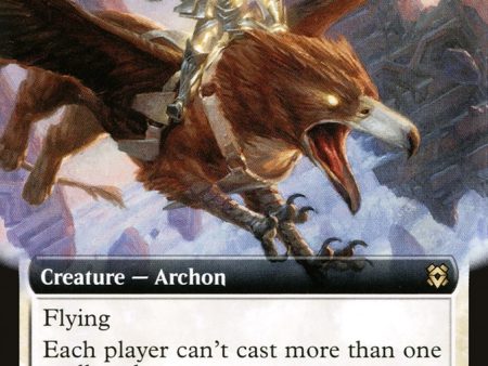 Archon of Emeria (Extended Art) [Zendikar Rising] Online Sale