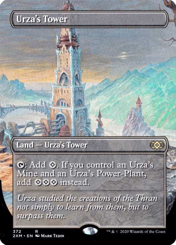 Urza s Tower (Borderless) [Double Masters] Online Hot Sale