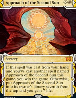 Approach of the Second Sun (Etched Foil) [Strixhaven Mystical Archive] Discount